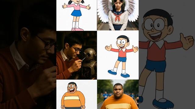 Doremaon real life characters nobita sazukha jiyan sunio #doreamon #doraemoncharacters #shorts Doremaon real life characters nobita sazukha jiyan sunio #doreamon #doraemoncharacters #shorts