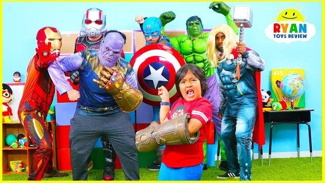Ryan vs thanos marvel endgame superheroes hide and seek!!! Ryan vs thanos marvel endgame superheroes hide and seek!!!
