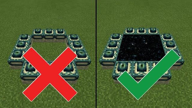 How to correctly build portal in ender - minecraft How to correctly build portal in ender - minecraft