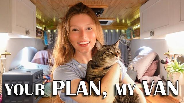 Letting you decide my day | vanlife vlog with my cat Letting you decide my day | vanlife vlog with my cat