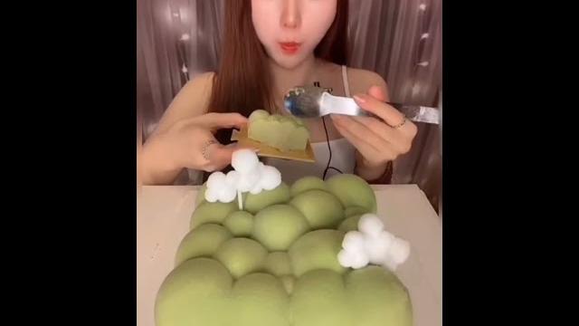 Mousse cake eating mukbang Mousse cake eating mukbang