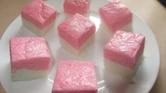 Coconut ice (a very quick & easy slice) Coconut ice (a very quick & easy slice)