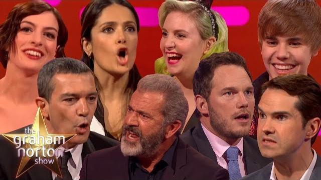 Celebrities attempting british accents on the graham norton show Celebrities attempting british accents on the graham norton show