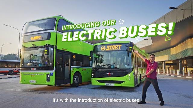 Greener rides on our electric buses! ️ Greener rides on our electric buses! ️