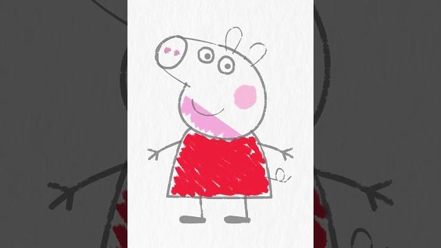 Learn how to draw peppa pig! ️ #peppapig #craft #shorts Learn how to draw peppa pig! ️ #peppapig #craft #shorts