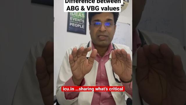 #icushort 51: difference between abg and vbg values #icushort 51: difference between abg and vbg values