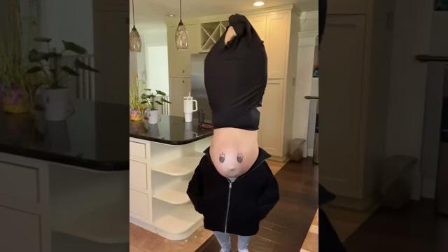 Pranking my husband with my pregnant belly #shorts Pranking my husband with my pregnant belly #shorts