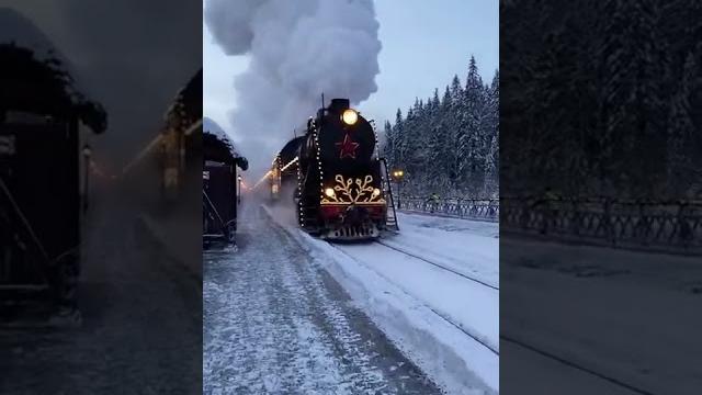 #рускеала #видео #ретро #военный #поезд #9мая #паровозы #карелия #север #карелиясевер #снег #контент #рускеала #видео #ретро #военный #поезд #9мая #паровозы #карелия #север #карелиясевер #снег #контент