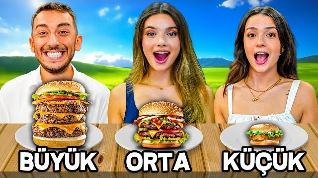 Küçük orta veya büyük yemek yarişmasi !? | sıla dündar feride özdinç mert eren bülbül Küçük orta veya büyük yemek yarişmasi !? | sıla dündar feride özdinç mert eren bülbül