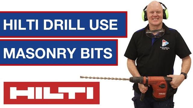 Insert and remove hilti masonry drill bit Insert and remove hilti masonry drill bit