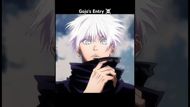 Gojo entry ️ #gojo #sukuna Gojo entry ️ #gojo #sukuna