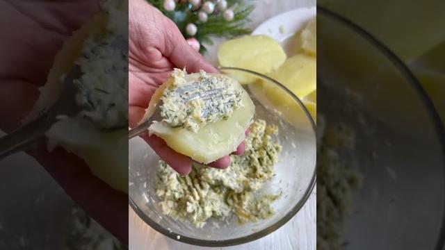 Запечённый картофель с сыром Запечённый картофель с сыром