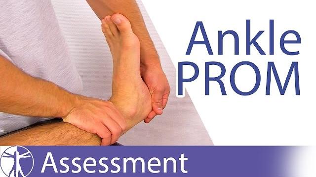 Passive range of motion (ankle/foot) Passive range of motion (ankle/foot)
