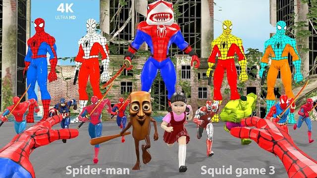 Spider-man love tung tung tung sahur rescue spider-woman vs superman vs hulk vs squid gamesiêu nhân Spider-man love tung tung tung sahur rescue spider-woman vs superman vs hulk vs squid gamesiêu nhân