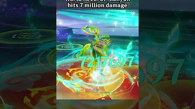 World record! xianyun hits 7 million damage World record! xianyun hits 7 million damage