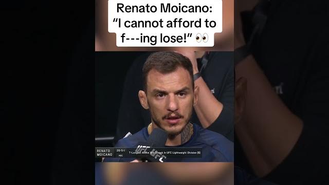 Renato moicano's reaction Renato moicano's reaction