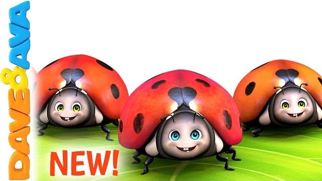 Five little ladybugs | new nursery rhyme from dave and ava Five little ladybugs | new nursery rhyme from dave and ava