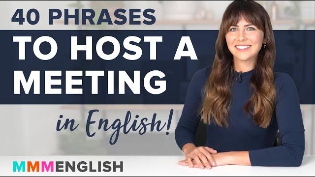 40 essential phrases to host a meeting in english 40 essential phrases to host a meeting in english