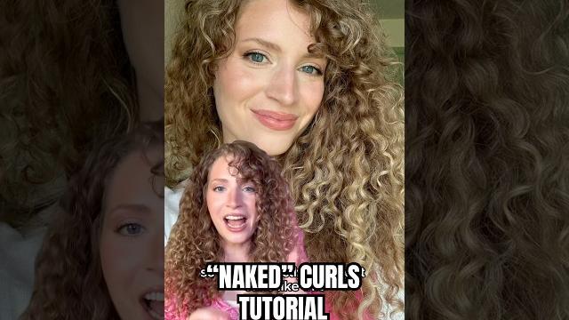 “naked” curls tutorial! #curlyhair “naked” curls tutorial! #curlyhair