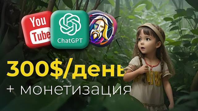 Создавай мультики с chatgpt и зарабатывай на youtube 10,000$/мес | анимированные видео Создавай мультики с chatgpt и зарабатывай на youtube 10,000$/мес | анимированные видео