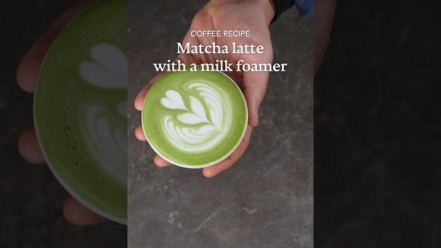 Perfect matcha latte at home Perfect matcha latte at home