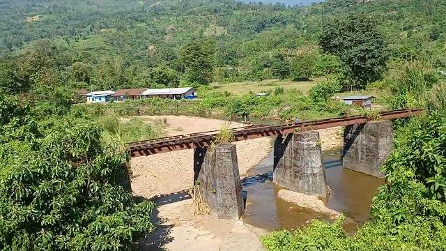 Beautiful view of river nuncherra || silchar - guwahati express train passes through hills of assam Beautiful view of river nuncherra || silchar - guwahati express train passes through hills of assam