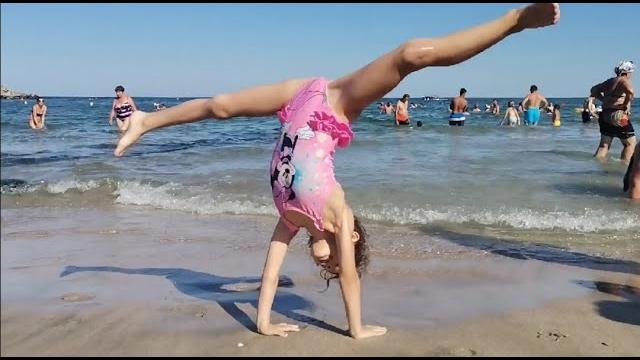 Gymnastics ️ on the beach 6 years ️ andra ️ Gymnastics ️ on the beach 6 years ️ andra ️