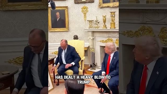 Why the german chancellor makes trump nervous#shorts #shortvideo #celebrity #actress #trump Why the german chancellor makes trump nervous#shorts #shortvideo #celebrity #actress #trump