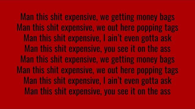 Baha bank$ - expensive (lyrics) Baha bank$ - expensive (lyrics)