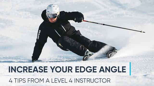 How to increase your edge angle | 4 skiing tips from a pro How to increase your edge angle | 4 skiing tips from a pro
