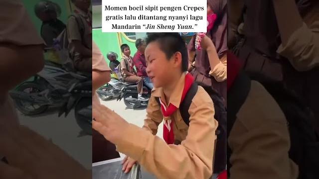 Haiyaa!!! viral bocil sipit ditantang nyanyi lagu mandarin demi crepes gratis dari lek-lek. Haiyaa!!! viral bocil sipit ditantang nyanyi lagu mandarin demi crepes gratis dari lek-lek.