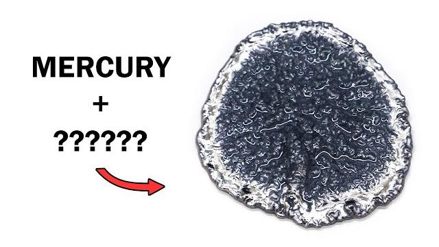 Turning mercury into a weird sponge Turning mercury into a weird sponge