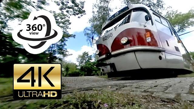 360° camera under tram (4k) virtual reality 360° camera under tram (4k) virtual reality