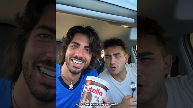 Lionfield tries nutella ice-cream Lionfield tries nutella ice-cream