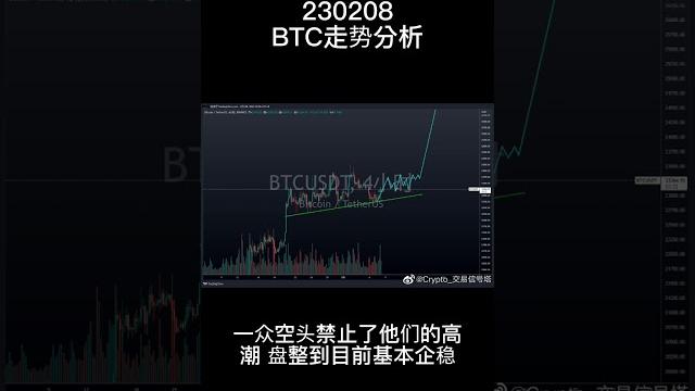 Btc走势分析-230208 Btc走势分析-230208