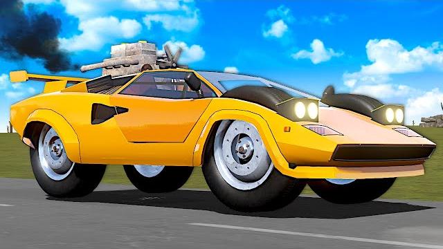 I built a monster lamborghini in the long drive! I built a monster lamborghini in the long drive!