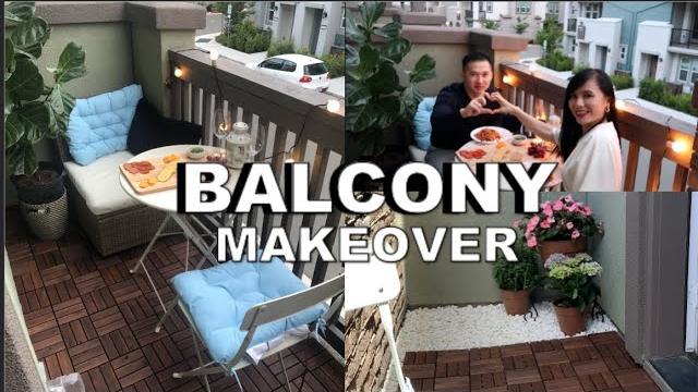 Surprise my boyfriend with balcony makeover | 24 hours tiny balcony makeover under 400$ Surprise my boyfriend with balcony makeover | 24 hours tiny balcony makeover under 400$