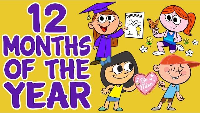 Months of the year song - 12 months of the year - kids songs by the learning station Months of the year song - 12 months of the year - kids songs by the learning station