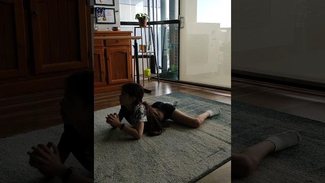 Side split stretching #shorts #gymnastics #stretching Side split stretching #shorts #gymnastics #stretching