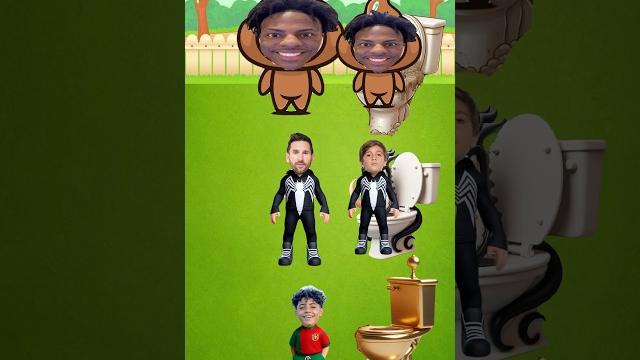 Which one is ronaldo junior's toilet? venom,poop,or gold#shorts #usa #messi #shortsfeed #cartoon Which one is ronaldo junior's toilet? venom,poop,or gold#shorts #usa #messi #shortsfeed #cartoon