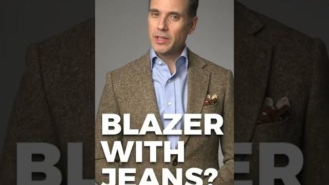 Can you wear a blazer with jeans? Can you wear a blazer with jeans?