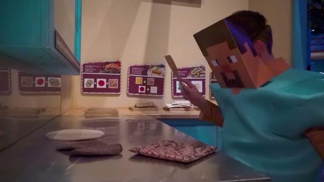 Minecraft: the exhibition | the chef Minecraft: the exhibition | the chef