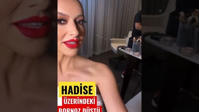 Hadise üzerindeki bornoz düştü bakın ne gözüktü Hadise üzerindeki bornoz düştü bakın ne gözüktü
