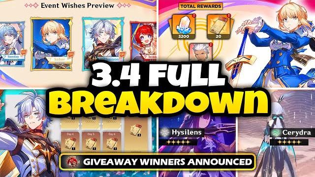 New update! everything in patch 3.4 fully leaked | banners, pulls, free 5-star - honkai: star rail New update! everything in patch 3.4 fully leaked | banners, pulls, free 5-star - honkai: star rail