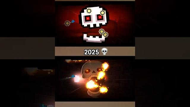 Skeleton vs skeleton | geometry dash 2.2 skeletal shenanigans vs press start #shorts Skeleton vs skeleton | geometry dash 2.2 skeletal shenanigans vs press start #shorts