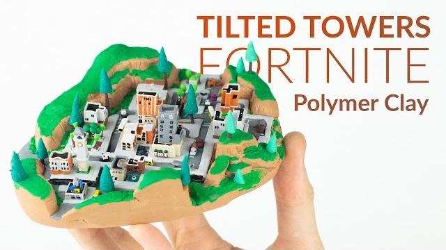 Tilted towers (fortnite battle royale) – polymer clay tutorial Tilted towers (fortnite battle royale) – polymer clay tutorial