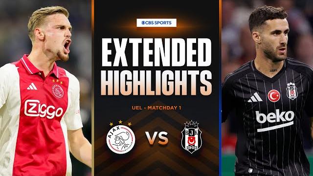 Ajax vs. beşiktaş: extended highlights | uel league phase md 1 | cbs sports golazo - europe Ajax vs. beşiktaş: extended highlights | uel league phase md 1 | cbs sports golazo - europe