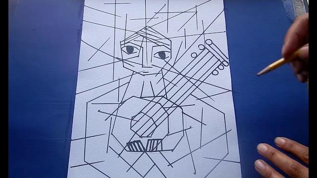 Analytic cubism picasso inspired Analytic cubism picasso inspired