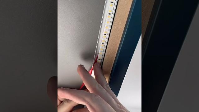 Led under cabinet lighting! instal! #electrican Led under cabinet lighting! instal! #electrican