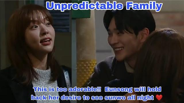 Eunsong will hold back her desire to see sunwo all night ️ | unpredictable family 우당탕탕 패밀리 Eunsong will hold back her desire to see sunwo all night ️ | unpredictable family 우당탕탕 패밀리